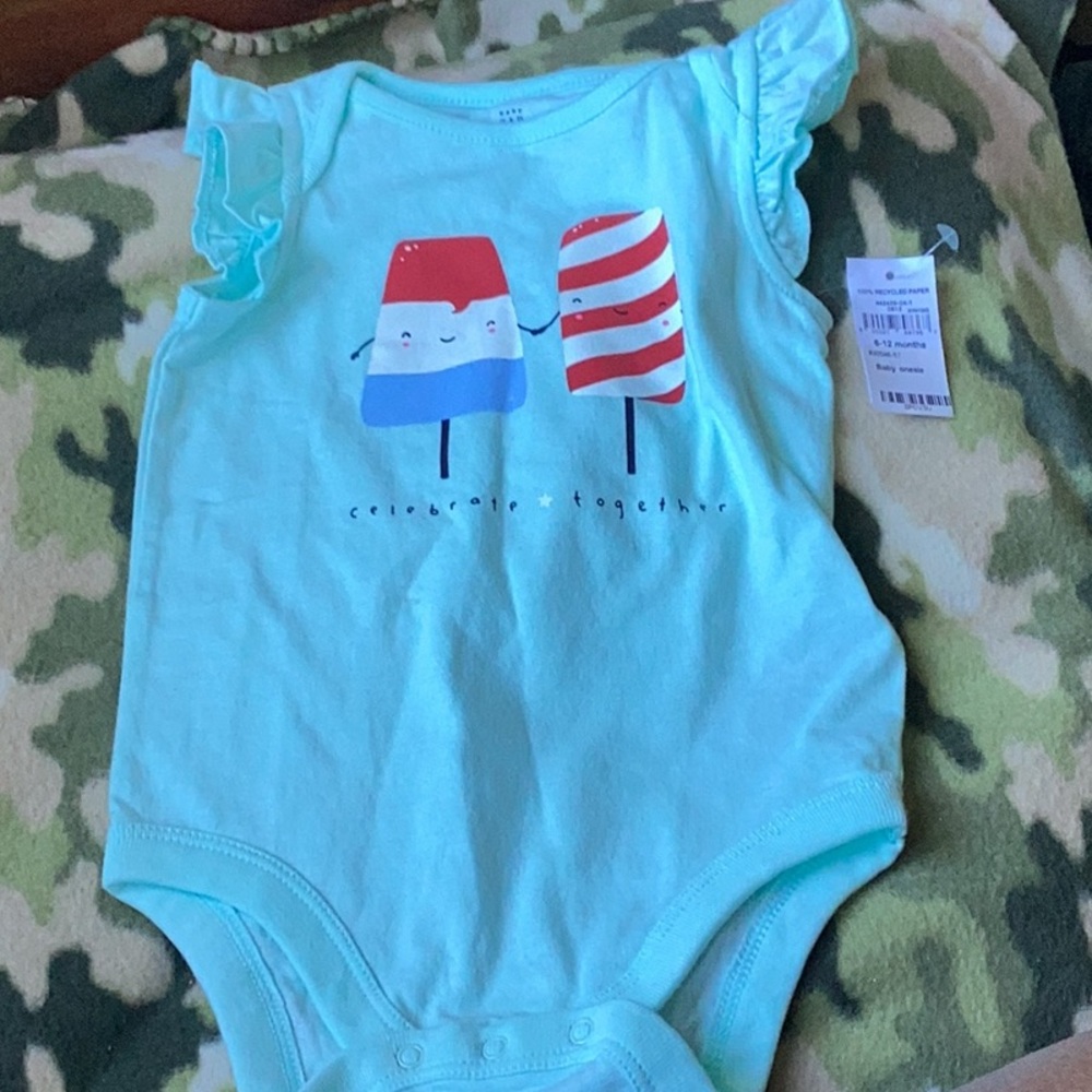 NWT baby gap Aqua Kids One Piece